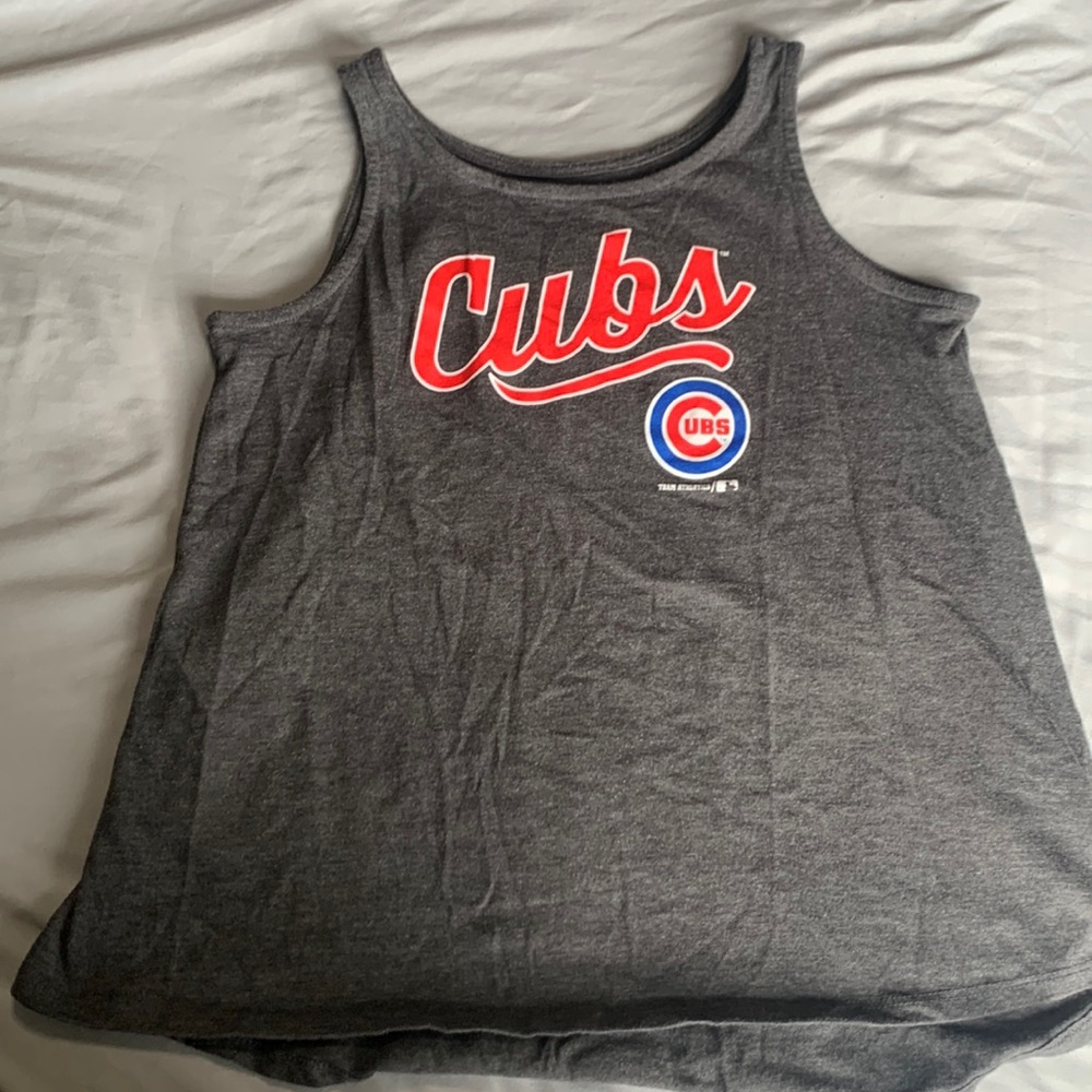dark grey Genuine Merchandise girls XL cubs tank top